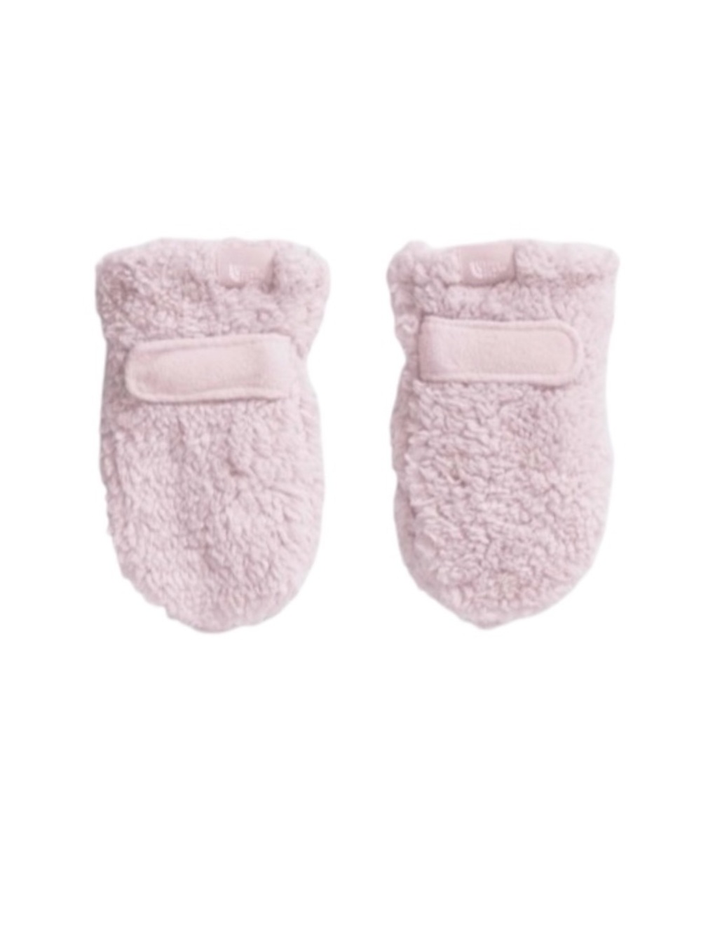 The North Face Baby Bear Mitts in pink - Sherpa fleece mittens